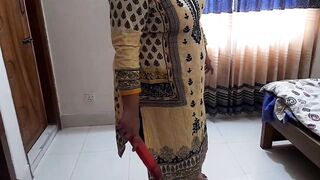 Depali Aunty Fucked by Stepson When She Was cleaning his room! - 11 image