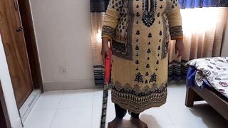 Depali Aunty Fucked by Stepson When She Was cleaning his room! - 3 image