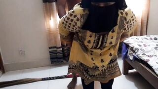 Depali Aunty Fucked by Stepson When She Was cleaning his room! - 7 image