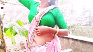 Village Forming Maid Secretly Fuckung Land Owner with Telugu Dirty Talk - 5 image