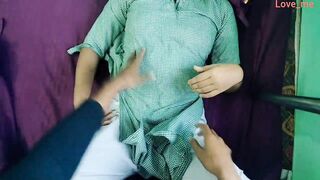 Desi 18 virgin school girl Having sex in OYO Room #Hindi Dirty Talk - 4 image