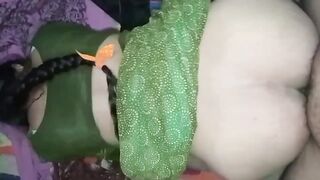 Newly married girl is riding her husband's cook and sucking pink pussy