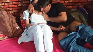 Indian Couples hardcore sex in Uniform - 1 image