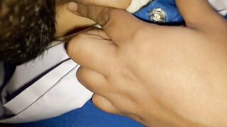 My Step brother Fucks me in the school uniform - 4 image