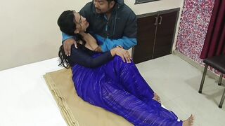 Desi indian Marathi maid cheating on husband with husband's best friend in hotel - 2 image