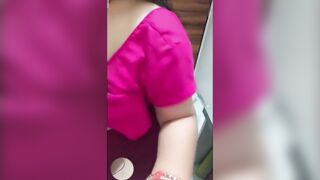 Desi Bengali Aunty Open Bathing Bigboobs Bouncing Puffy Nipples Dirty Talks - 13 image