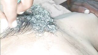 Pakistani step brother helping his step sister to clean hairy pussy - 3 image