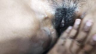 Sexy bhojpuri bhabhi pussy oil massage by her husband friend in the bedroom - 3 image