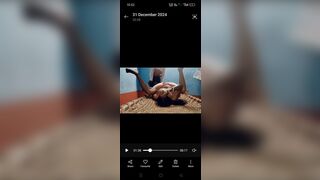 Soma bhabhi with her servant fucking by desi bed - 1 image