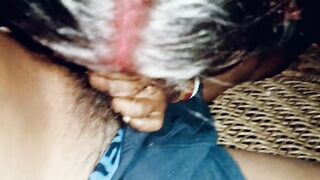 Soma bhabhi with her servant fucking by desi bed - 14 image