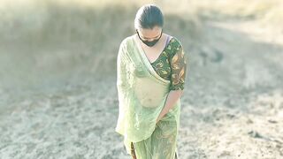 Caught Stepsister Fucking in outdoor with her Bf and she help to cum her Stepbrother - 2 image