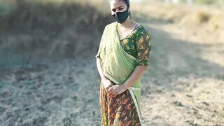 Caught Stepsister Fucking in outdoor with her Bf and she help to cum her Stepbrother - 3 image