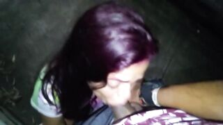 slut wife sucks bbc outdoor and then gets her feet and soles fucked and her finger toes sucked before getting hard fucked - 2 image