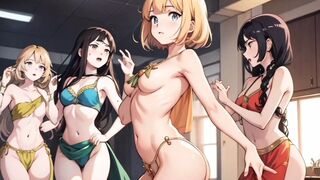 Kidzy Animates Wet and Messy Tight Pussy of Mature School Teacher, Kiyani having Small Tits showing to her Student - 1 image