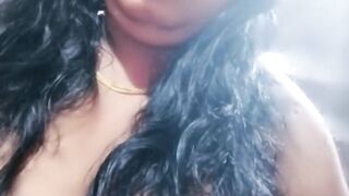 Desi Bengali Boudi Bouncing Bigboobs Puffy Nipples Shaking Open Legs Dirty Talking About Fuck - 12 image