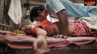 Indian Desi big boob milf hardcore amateur doggy style fuck with husband's friend real Hindi Desi sex video - 3 image