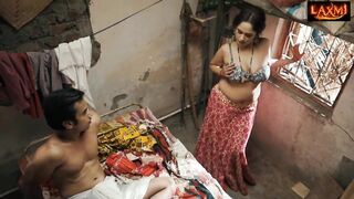 Indian Desi big boob milf hardcore amateur doggy style fuck with husband's friend real Hindi Desi sex video - 6 image