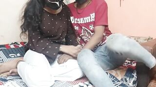 Desi College Girl Priya Rough with Indian Village Boy - 2 image