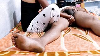 Indian Hot Wife Homemade Handjob Blowjob Footjob Part 1 - 8 image