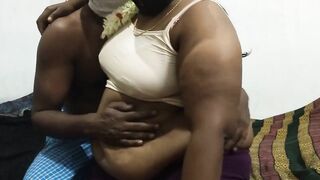 Tamil Beautiful Couples Very Nice Fucking in Bed - 2 image