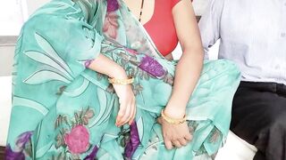 Stepmom seduced and fucked her pussy while getting a foot massage (Hindi audio) - 3 image