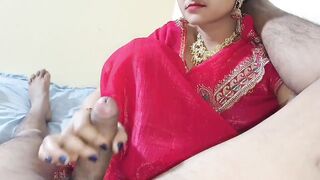 She was changing her panties in her bedroom, brother-in-law took it off and fucked her with clear Hindi audio