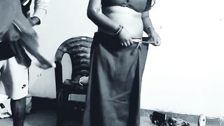 Chhinar played holi with young mother-in-law's chicks