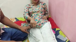 desi stepbro tried to pregnant the stepsis on their first fuck after marriage in Hindi audio - 3 image