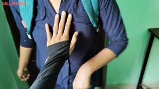 Bihar School Girl 18+ Sex Video , Hindi audio Tution teacher fuck His Student and teaching Reproduction - 2 image