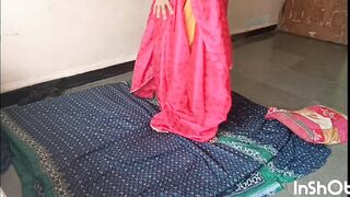 Desi Marathi wife in pink sadi, part 3. - 11 image