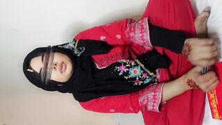Pakistani Beautiful Student Handjob-Clear Hindi Audio  - 2 image