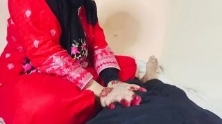 Pakistani Beautiful Student Handjob-Clear Hindi Audio  - 5 image