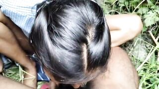 My hot Indian college girlfriend fucked in jungle - 2 image