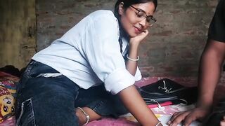 The Teacher Waived the Fees and Fucked His Student - Indian