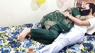 An Indian married woman called a Young Boy over and had Rough Sex with him Hindi Audio Desi Sex - 4 image