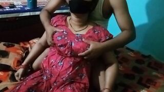 Indian housewife having romance with her lover.