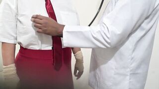 Indian doctor using student in hospital - 3 image