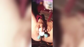 desi Delhi aunty fingring on video call - 6 image