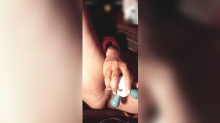 desi Delhi aunty fingring on video call - 7 image