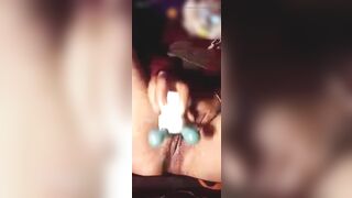 desi Delhi aunty fingring on video call - 8 image