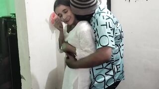 Indian college girl ko paise dekar jabar dasti pela - 3 image
