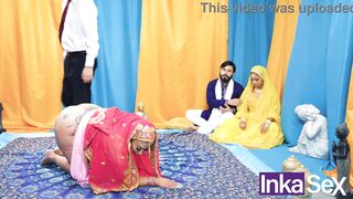 Chudai - Busty Indian Stepmother Fucks Her Stepdaughter's Boyfriend and Gets Her Pussy Filled with Cum.