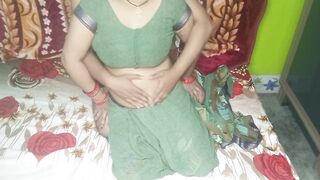 Indian Beautiful Bhabhi Having Romance with Her Husband. - 4 image