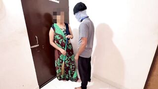Indian Kamwali sex with Boy For stealing money from purse Hindi Audio - 3 image