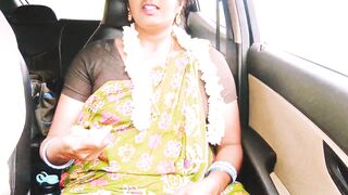 Indian beautiful aunty with engh boy fucking for long drive. Telugu dirty talks. - 6 image