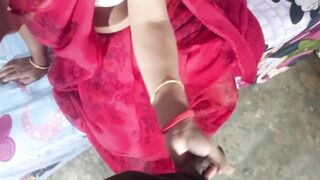 Desi Indian Housewife Bhabhi Wearing Sexy Dress and Fucked Hard in Doggy Style by Husband Friend