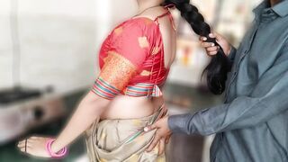 First time Indian girl gets her tight pussy licked and drilled by brother-in-law in the kitchen