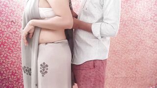 Watch this Indian slut talk dirty while getting her ass pounded hard in homemade saree