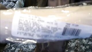 Blonde slut Fucks Her Ass with Huge Dildos & Masturbates with Her Fat Tits - 1 image