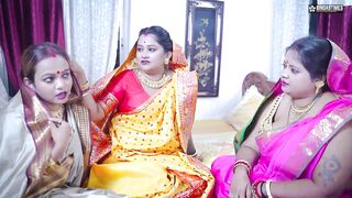 Watch this Indian BBW cosplay bride get her first time bhabhi-fucked in Dewar's wedding party - 2 image